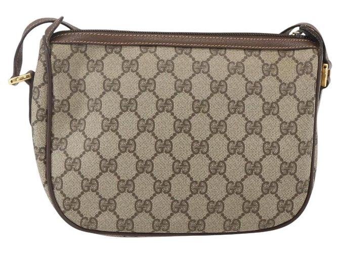 Borsa Sherry Line GG Supreme Web di GUCCI in PVC beige e oro 89 02 032 Auth 158797 D'oro - vista 2