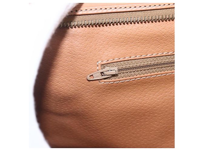 Céline Borsa tote in tela Macadam CELINE in pelle PVC marrone oro Auth ka860 D'oro - vista 17