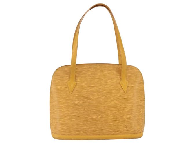 LOUIS VUITTON Borsa a Spalla Epi Lussac Gialla M52289 LV Auth 159707 Giallo - vista 13