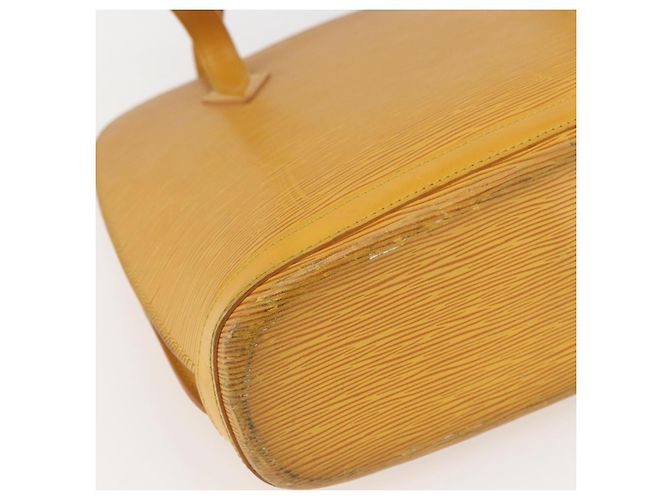 LOUIS VUITTON Borsa a Spalla Epi Lussac Gialla M52289 LV Auth 159707 Giallo - vista 17