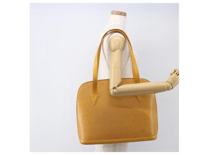 LOUIS VUITTON Borsa a Spalla Epi Lussac Gialla M52289 LV Auth 159707 Giallo - vista 23