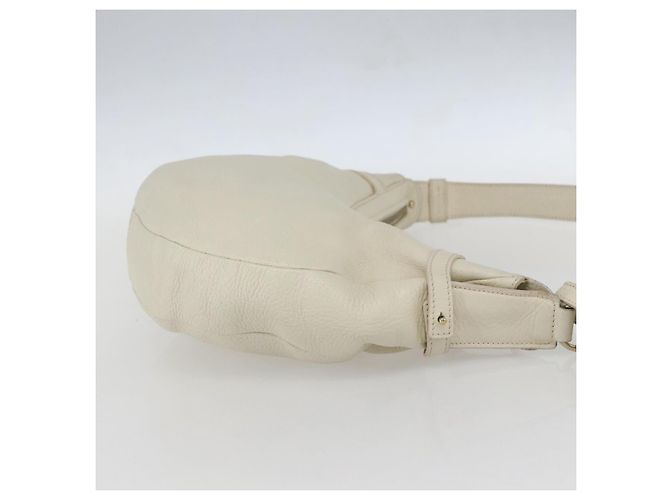 Borsa a Spalla Salvatore Ferragamo in Pelle Beige Oro Auth ka894 D'oro - vista 4