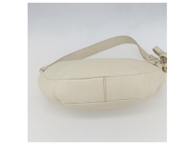 Borsa a Spalla Salvatore Ferragamo in Pelle Beige Oro Auth ka894 D'oro - vista 5