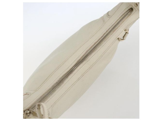 Borsa a Spalla Salvatore Ferragamo in Pelle Beige Oro Auth ka894 D'oro - vista 6