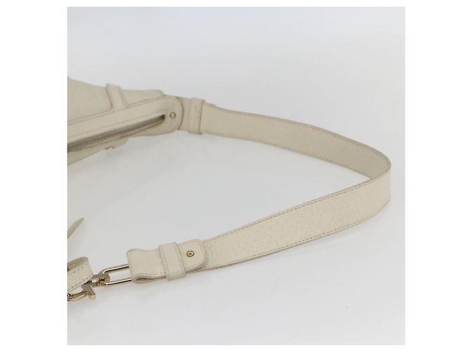Borsa a Spalla Salvatore Ferragamo in Pelle Beige Oro Auth ka894 D'oro - vista 7