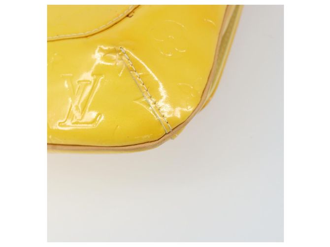 LOUIS VUITTON Borsa Thompson Street Monogram Vernis Giallo Lime M91071 Auth gh1370 D'oro - vista 16