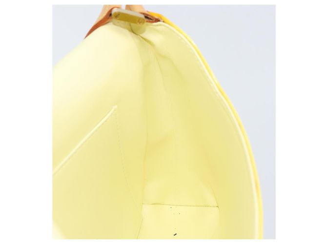LOUIS VUITTON Borsa Thompson Street Monogram Vernis Giallo Lime M91071 Auth gh1370 D'oro - vista 19