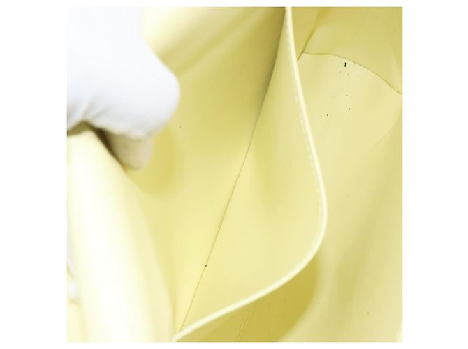 LOUIS VUITTON Borsa Thompson Street Monogram Vernis Giallo Lime M91071 Auth gh1370 D'oro - vista 21