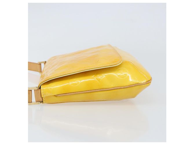 LOUIS VUITTON Borsa Thompson Street Monogram Vernis Giallo Lime M91071 Auth gh1370 D'oro - vista 4