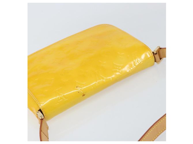 LOUIS VUITTON Borsa Thompson Street Monogram Vernis Giallo Lime M91071 Auth gh1370 D'oro - vista 6