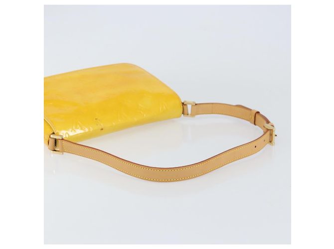 LOUIS VUITTON Borsa Thompson Street Monogram Vernis Giallo Lime M91071 Auth gh1370 D'oro - vista 7