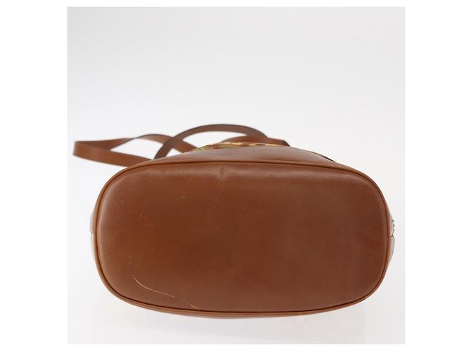 Borsa a Spalla Salvatore Ferragamo in Tela Marrone Oro Auth 151697 D'oro - vista 5