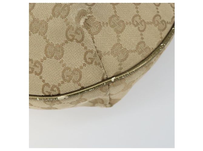 Borsa a Spalla Gucci GG Canvas Sherry Line Beige Oro 181092 Auth mr1685 D'oro - vista 14