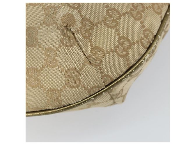 Borsa a Spalla Gucci GG Canvas Sherry Line Beige Oro 181092 Auth mr1685 D'oro - vista 16