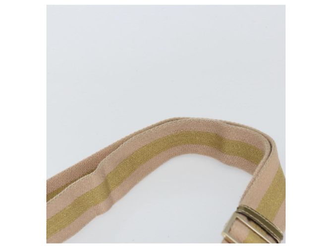Borsa a Spalla Gucci GG Canvas Sherry Line Beige Oro 181092 Auth mr1685 D'oro - vista 8