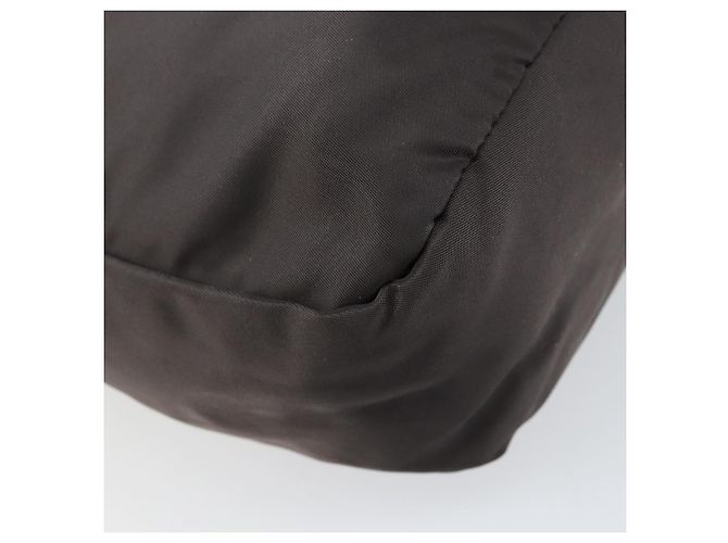 PRADA Tote Bag aus grauem Nylon mit silberner Authentizität mr1678 Braun - Ansicht 17