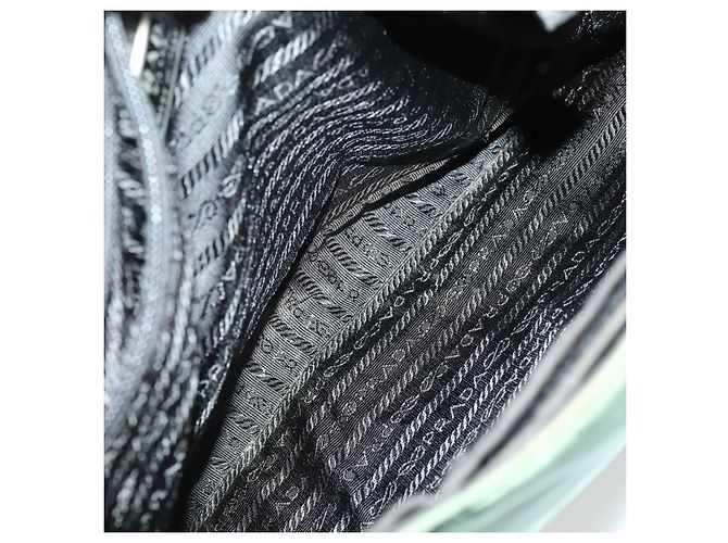 Bolsa Tote PRADA Nylon 2 Conjunto Caqui Auth 151450 - vista 17