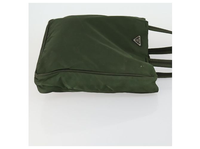 Bolsa Tote PRADA Nylon 2 Conjunto Caqui Auth 151450 - vista 4
