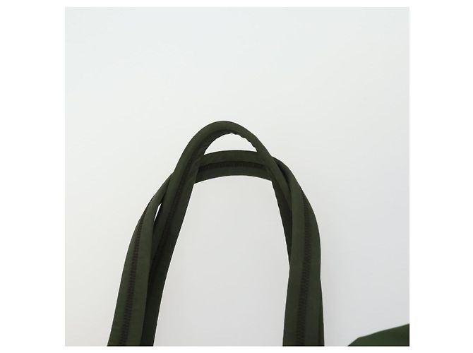 Bolsa Tote PRADA Nylon 2 Conjunto Caqui Auth 151450 - vista 6