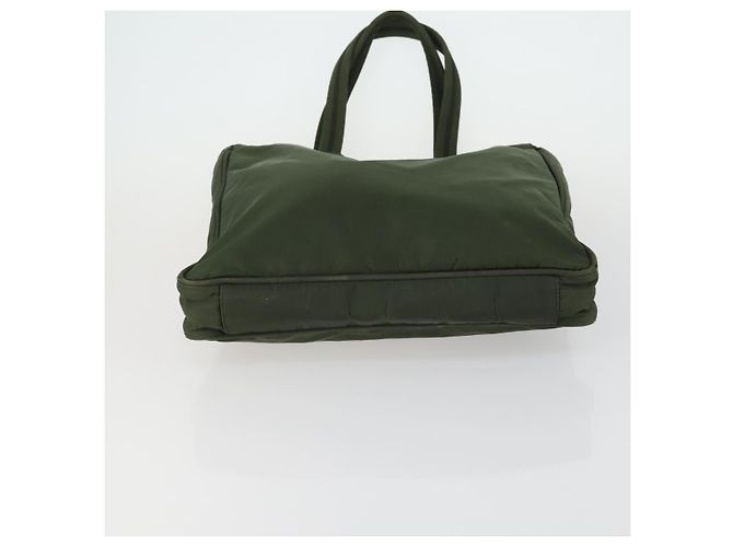 Bolsa Tote PRADA Nylon 2 Conjunto Caqui Auth 151450 - vista 7