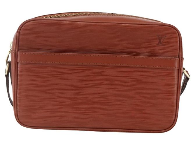 LOUIS VUITTON Borsa a Spalla Epi Trocadero 27 Marrone M52313 LV Auth 156113 - vista 13