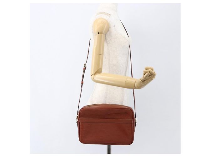 LOUIS VUITTON Borsa a Spalla Epi Trocadero 27 Marrone M52313 LV Auth 156113 - vista 23