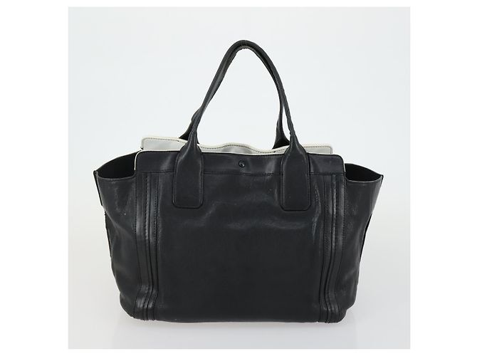 Chloé Borsa a mano in pelle PRADA Chloe 2 pezzi nera Auth bs31737 Nero - vista 11