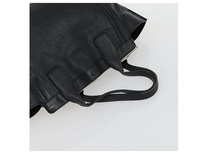 Chloé Borsa a mano in pelle PRADA Chloe 2 pezzi nera Auth bs31737 Nero - vista 13