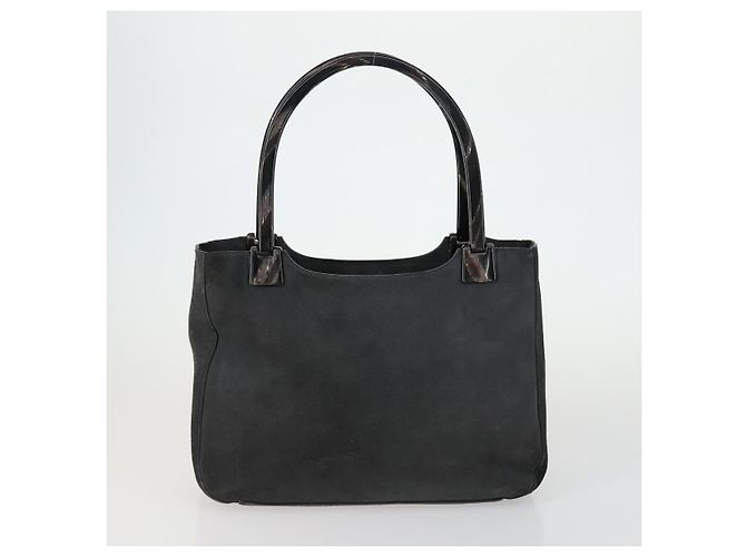 Chloé Borsa a mano in pelle PRADA Chloe 2 pezzi nera Auth bs31737 Nero - vista 2