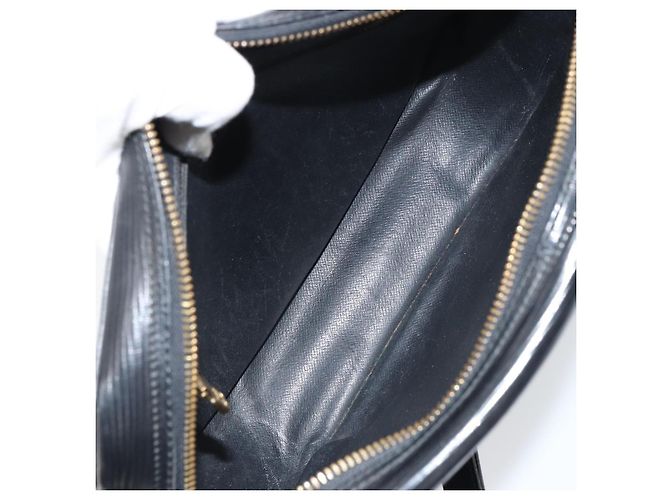 LOUIS VUITTON Borsa a Spalla Epi Jeune Fille MM Nera M52152 LV Auth BA8955 Nero - vista 10