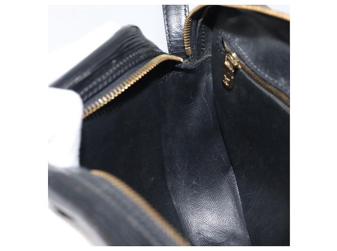 LOUIS VUITTON Borsa a Spalla Epi Jeune Fille MM Nera M52152 LV Auth BA8955 Nero - vista 21