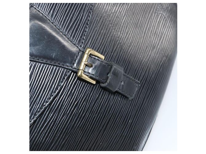 LOUIS VUITTON Borsa a Spalla Epi Jeune Fille MM Nera M52152 LV Auth BA8955 Nero - vista 23