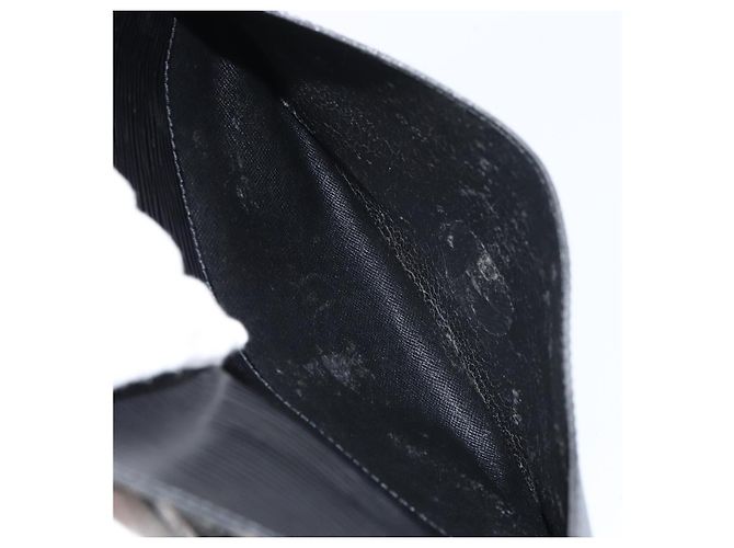 LOUIS VUITTON Borsa a Spalla Epi Jeune Fille MM Nera M52152 LV Auth BA8955 Nero - vista 24