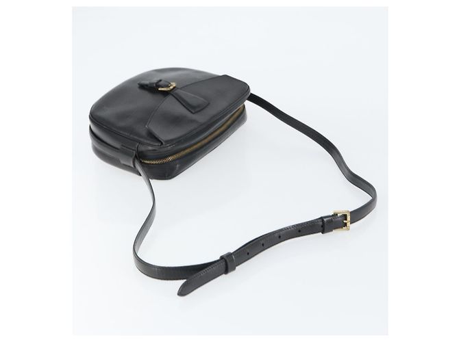 LOUIS VUITTON Borsa a Spalla Epi Jeune Fille MM Nera M52152 LV Auth BA8955 Nero - vista 7