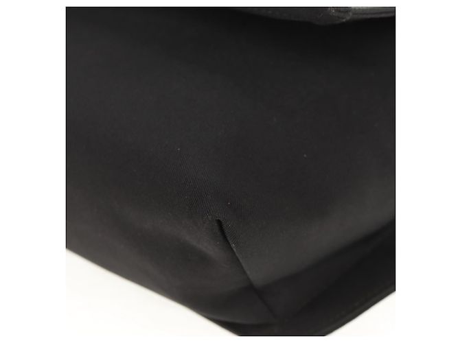 Borsa a Spalla Salvatore Ferragamo Nylon Nero Auth BA8876 - vista 16