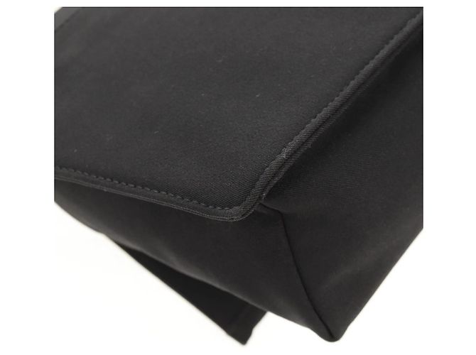 Borsa a Spalla Salvatore Ferragamo Nylon Nero Auth BA8876 - vista 17