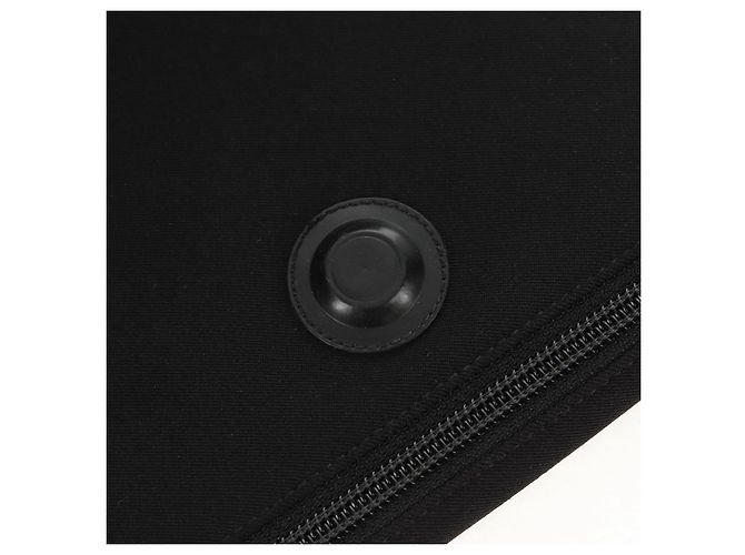 Borsa a Spalla Salvatore Ferragamo Nylon Nero Auth BA8876 - vista 19