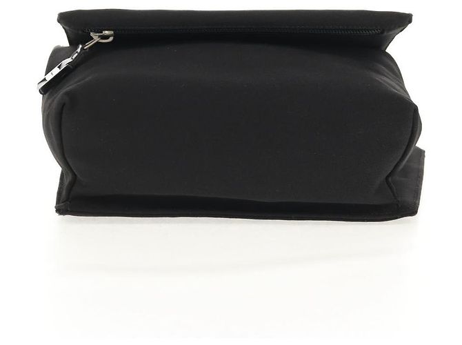 Borsa a Spalla Salvatore Ferragamo Nylon Nero Auth BA8876 - vista 5