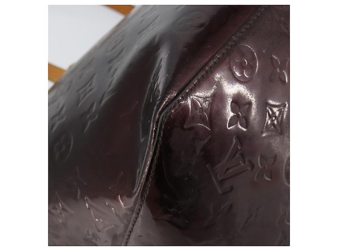 LOUIS VUITTON Borsa Tote Bellevue GM Monogram Vernis Amarante M93589 Auth BA8883 Bordò - vista 16