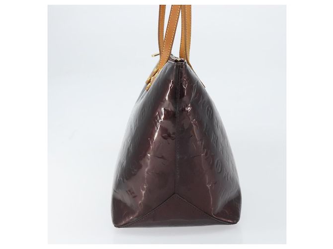 LOUIS VUITTON Borsa Tote Bellevue GM Monogram Vernis Amarante M93589 Auth BA8883 Bordò - vista 4