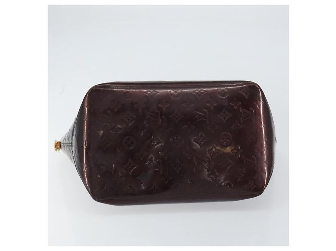 LOUIS VUITTON Borsa Tote Bellevue GM Monogram Vernis Amarante M93589 Auth BA8883 Bordò - vista 5