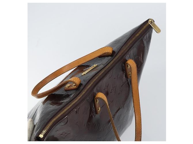 LOUIS VUITTON Borsa Tote Bellevue GM Monogram Vernis Amarante M93589 Auth BA8883 Bordò - vista 6