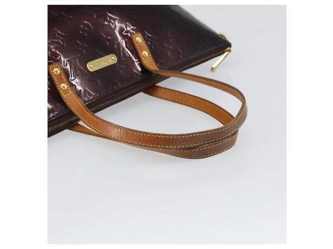 LOUIS VUITTON Borsa Tote Bellevue GM Monogram Vernis Amarante M93589 Auth BA8883 Bordò - vista 7