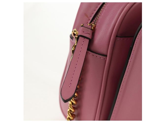 Borsa a Spalla Gancini in Pelle Rosa Oro Auth BA8838V di Salvatore Ferragamo - vista 10