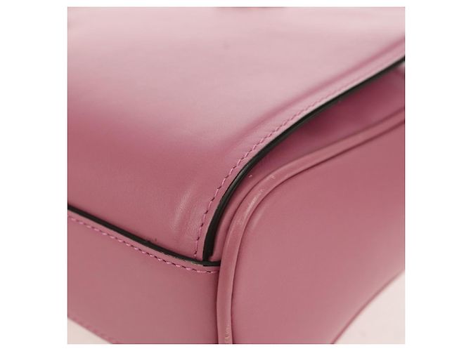 Borsa a Spalla Gancini in Pelle Rosa Oro Auth BA8838V di Salvatore Ferragamo - vista 14