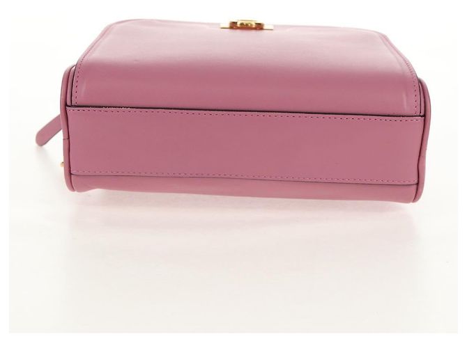 Borsa a Spalla Gancini in Pelle Rosa Oro Auth BA8838V di Salvatore Ferragamo - vista 5