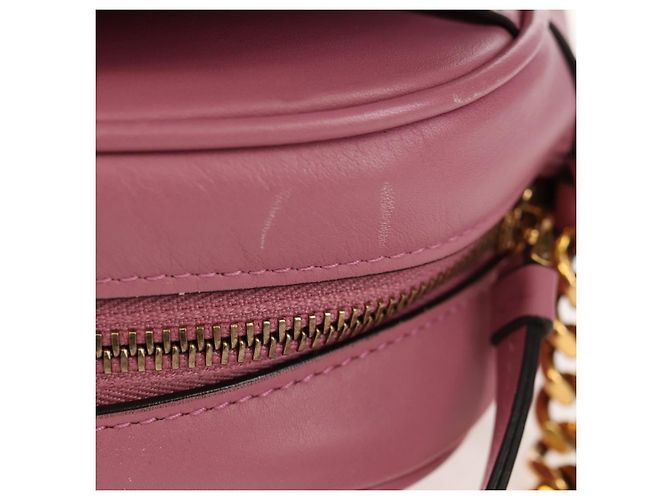 Borsa a Spalla Gancini in Pelle Rosa Oro Auth BA8838V di Salvatore Ferragamo - vista 7