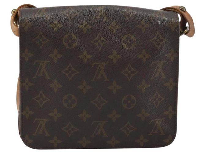 LOUIS VUITTON Borsa a Spalla Monogram Cartouchiere MM M51253 LV Auth BA8798 Monogramma - vista 2