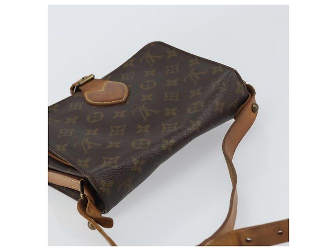 LOUIS VUITTON Borsa a Spalla Monogram Cartouchiere MM M51253 LV Auth BA8798 Monogramma - vista 6