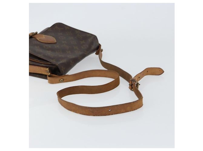 LOUIS VUITTON Borsa a Spalla Monogram Cartouchiere MM M51253 LV Auth BA8798 Monogramma - vista 7
